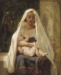 Italian woman and child