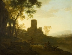 Italianate Landscape with Old Tower