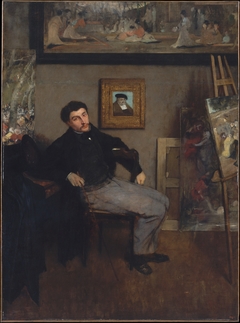 James-Jacques-Joseph Tissot (1836–1902) by Edgar Degas