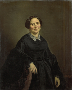 Johanna Christina Beelenkamp (1820-90). Wife of Cornelis Outshoorn