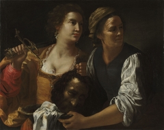 Judith and her Maidservant with the Head of Holofernes by Artemisia Gentileschi