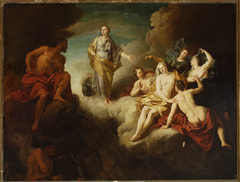 Juno asks Aeolus to destroy Aeneas's ships by Samuel Massé