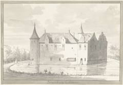 Kasteel Nieudorp bij Alkmaar by Hendrik de Winter