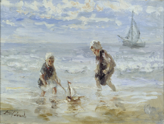 Kinderen der zee by Jozef Israëls