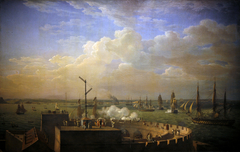 La rade de Cherbourg by Louis-Philippe Crépin