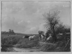 Landscape with cattle by Jan Bedijs Tom