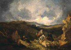 Landscape with Figures and Sheep