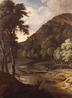 Landscape with Figures by Gerard Edema