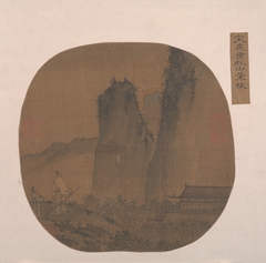 Landscape with Temple by Anonymous