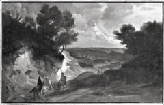 Landschaft mit Hohlweg und drei Reitern (Kopie nach)
