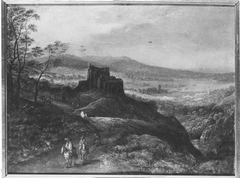 Landschaft mit Schloss (Art des) by Joos de Momper the Younger