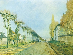 Le chemin de la Machine, Louveciennes by Alfred Sisley