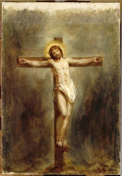 Le Christ en croix by Eugène Delacroix
