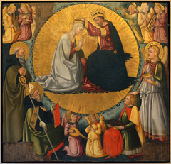 Le Couronnement de la Vierge by Neri di Bicci