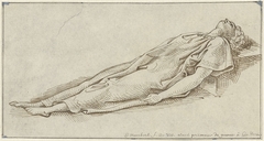 Liggende figuur by David Pièrre Giottino Humbert de Superville