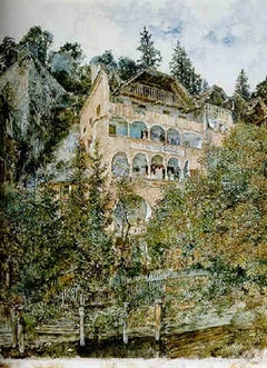 Lois Gerl's House, Salzburg by Rudolf von Alt