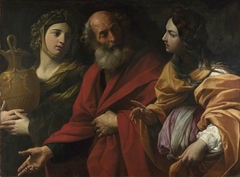Lot and his Daughters leaving Sodom by Guido Reni