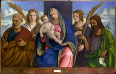 Madonna and Child with Saints by Giovanni Bellini
