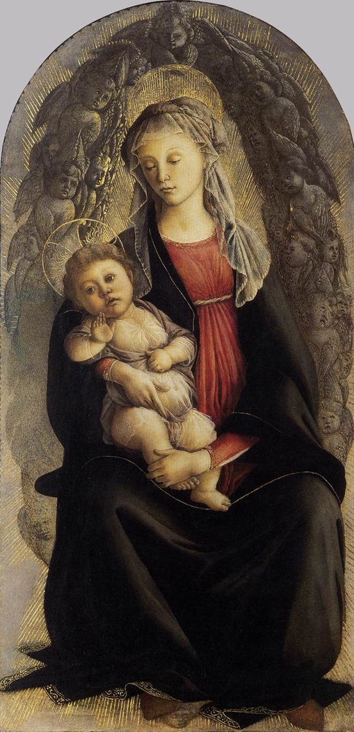 Madonna in Glory with Seraphim