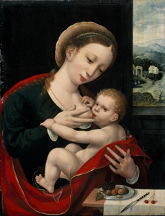 Madonna met kind by Anonymous