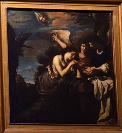 Marie Madeleine avec deux anges