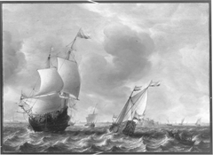 Marine mit Fort Rammekens bei Vlissingen