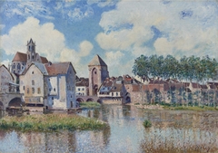 Moret-sur-Loing by Alfred Sisley