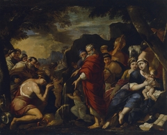 Moses Striking the Rock by Giovanni Maria Bottala