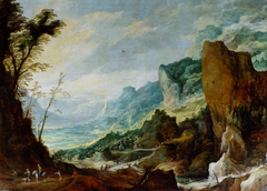 Mountain Landscape by Joos de Momper the Younger