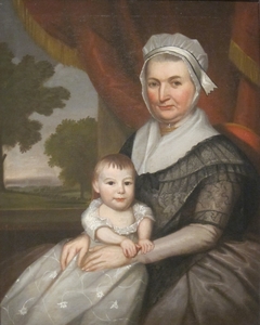 Mrs. John Nicholas and Daughter