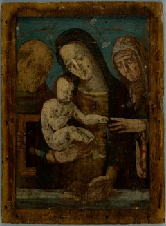 Mystic Marriage of Saint Catherine with Saint Bernardine by Girolamo del Pacchia