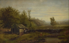 Old Powder Mill at Adamstown by Frederick A Spang