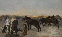 On the Farm by Józef Chełmoński