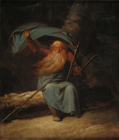 Ossian Singing His Swan Song by Nicolai Abildgaard