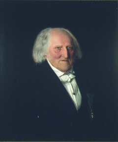 Painting. Portrait of Steenstrup. by Christian Olsen