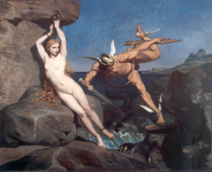 Perseus Freeing Andromeda by Émile Bin