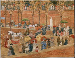 Pincian Hill, Rome by Maurice Prendergast