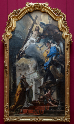 Pope St Clement Adoring the Trinity by Giovanni Battista Tiepolo