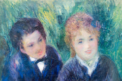Portrait d'un jeune homme et d'une jeune fille by Auguste Renoir
