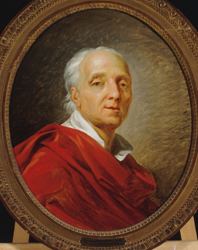 Portrait de Denis Diderot (1713-1784), écrivain et philosophe