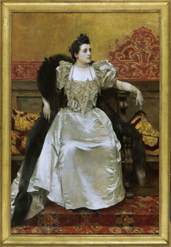 Portrait de Mme Gaston Menier by François Flameng