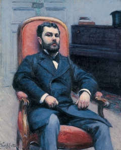 Portrait de Richard Gallo by Gustave Caillebotte