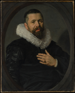 Portrait of a Bearded Man with a Ruff by Frans Hals