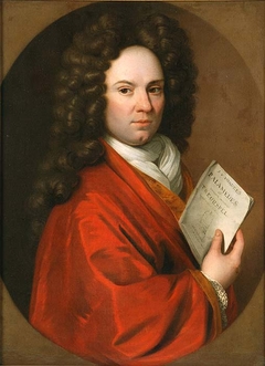 Portrait of a man, probably Jacobus Wilhelm Roukens (1705-....) by Gerrit Alberts