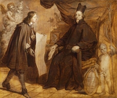 Portrait of a religious leader and a nobleman by Anthony van Dyck