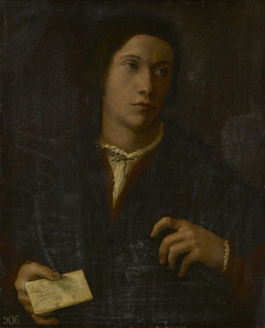 Portrait of a Young Man by Giulio Campi