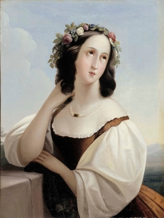Portrait of a Young Woman by Berndt Godenhjelm