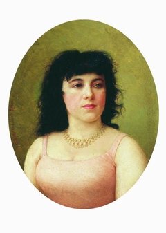 Portrait of an Italian Ballerina Virginia Zucchi by Fyodor Bronnikov