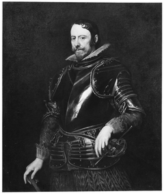 Portrait of an unknown condottiere in armour
