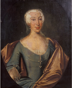 Portrait of Anne Cathrine Thaulow, b. Tyrholm by Peter Lyders Dyckmann